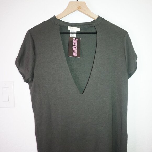 Mind Code Deep V Blouse - Picture 12 of 13